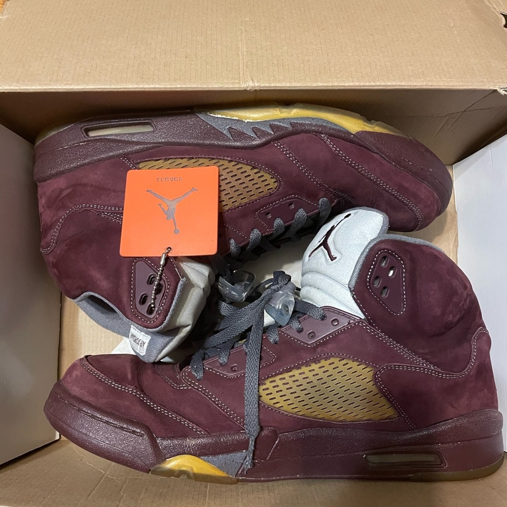 Jordan 5 LS Burgundy 2006 Sz 13